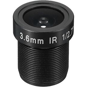 PATIKIL 3.6mm CCTV Camera Lens, F2.0 FPV Security Camera Lens 3MP 96° Wide Angle Lens M12 Threaded Dia for IP Camera Panoramic