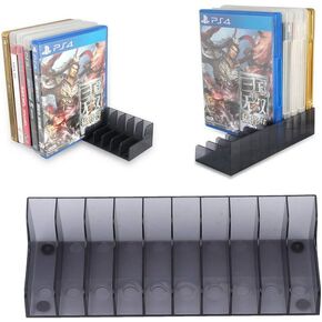 Wendry 2 PCS Game CD Storage Rack, Large Capacity Game Card Box, Resistant Wear Resistant CD Storage Stand Holder for/SLIM/PRO