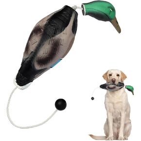 لعبة البطة من Heuyrao لتدريب الكلاب على صيد الطيور المائية، لعبة البطة الرغوية التفاعلية للكلاب، تحاكي ألعاب البطة الميتة الممتصة للصدمات مناسبة للجراء أو كلاب الصيد البالغة in Kuwait