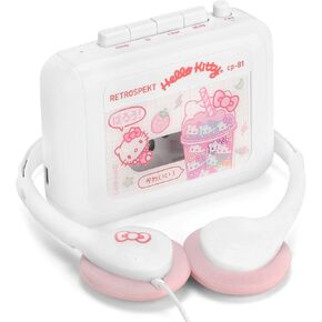 Retrospekt x Hello Kitty Strawberry Kawaii CP-81 Portable Cassette Player