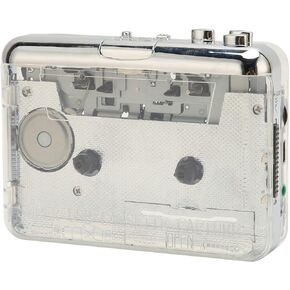 GOWENIC Cassette Player, USB Cassette to MP3 Converter Portable Walkman Cassette Music Player Tape to MP3 Player, with 3.5mm Headphone Jack, Compatible for OS X PC