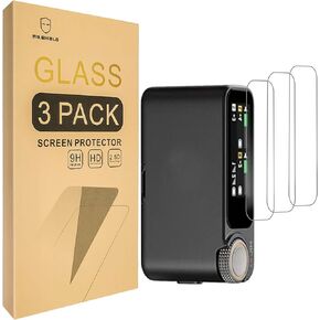 Mr.Shield Screen Protector compatible with DJI Mic 2 [Tempered Glass] [3-Pack] [Japan Glass with 9H Hardness]