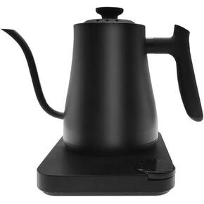 1L Electric Kettle, Smart Electric Kettle with Thermometer, Stainless Steel Hot Water Boiler, 1200W Fast Boiling, Pour Over Kettle for Tea Coffee (US Plug 110V)