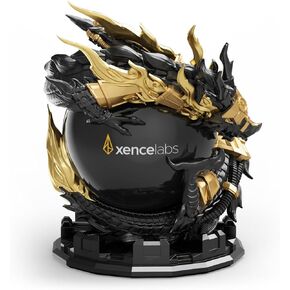 XENCELABS Limited Edition Dragon Pen Holder for 3 Button Pen & Thin Pen, Compatible Wacom/XP-PEN/Huion DrawingTablets and Pen Displays(Black)