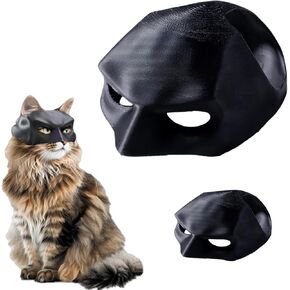 Bat Cat Mask Outfit, Black Cats Bat Cosplay Mask Costumes for Pet Parties Favour Birthday Holiday Everyday Fun Gifts Appeals (Large)