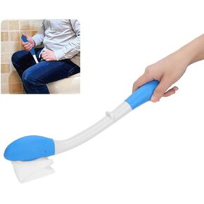 Long Reach Comfort Wipe, Self Assist Toilet Aid with Foldable Handle Extends Your Reach Over 15" Grips Toilet Paper or Pre-Moistened Wipes