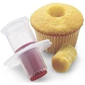 Random Color Cupcake Corer Decorating Divider Pastry Corer Model Cake Filler Corers Corers and Pitters Fruit and Vegetable Tools