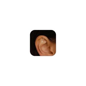 Threadless Flat Back Earrings for Women Hidden Helix Threadless Earring Helix Piercing Jewelry Cartilage Earring for Multiple Piercing Small Flatback Stud Earrings