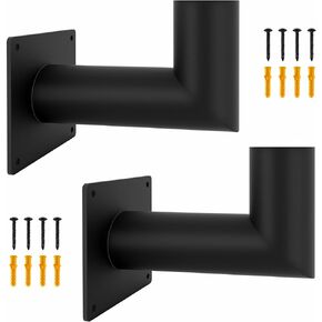 Slip Fitter Adapter, 90 Degree Wall Mount Bracket, 2 3/8 inch L-Shape Bracket, Transform The Slip Fitter into Arm Mounting ,Tenon Adaptor for Outdoor Flood Lights,Shoebox Light Fixture（2pcs）