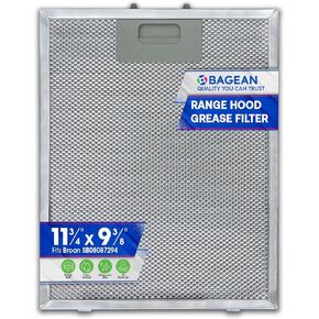 Range Hood Filter Replacement for SB08087294 11.75" x 9.40" Broan Range Hood Filter - Kitchen Exhaust Fan Aluminum Grease Filter for Range Hood - Filters Air Entering Stove Vent (1-Pack)