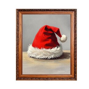 Christmas Vintage Wall Art Print, Santa Painting Print, Rustic Christmas Poster Print, Holiday Decor, Winter Print, Country Christmas-Unframed (Christmas Tree, 8x10inches-Unframed)