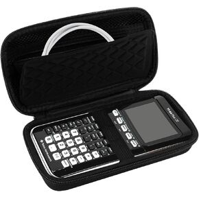 Hard Graphing Calculator Carrying Case Compatible with Texas Instruments TI-84 Plus CE/TI-Nspire CX II CAS/TI-83 Plus/TI-89 Titanium, Portable Scientific Calculator Storage Case (Blue)