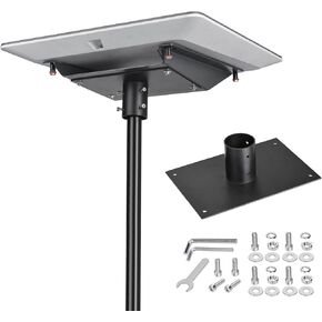 Starlink Flat High Performance Pipe Adapter, Anti-Rust Mounting Kit for Starlink High Performance, Starlink Roof Mount Pole Mount Adapter