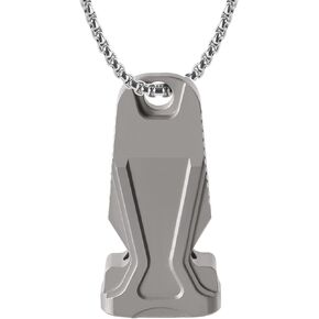 Emergency Whistle,Titanium Safety Whistle Survival Loud for Kids Women,EDC Whistles Necklace for Kayak,Lifeguard Rescue,Dog Training,Hiking,Boating,Camping Accessories,Keychain