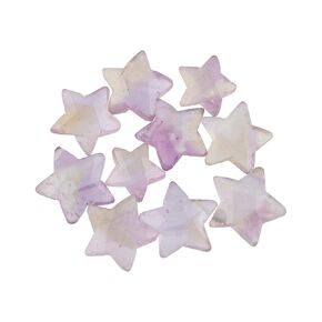 CRYSTALIS 10pcs Natural Blue-Lace-Opal, Facet Stars Loose Gemstone, Wholesale Bulk Cabochons, Jewelry Making Supply, Chakra Healing Polished Stones, Wire Wrapping, DIY, Gem Collection