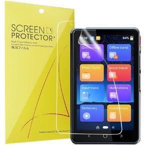 Compatible for Winonela Language Translator Device Screen Protector, [6 Pack] Lamshaw Full Coverage TPU Clear Film Compatible for Winonela 4", Navitomoon, threequel 4" Language Translator Device 2024 (6 Pack)