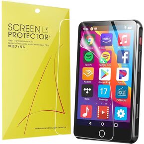Compatible for Crazyboy MP3 Player Screen Protector, [6 Pack] Full Coverage TPU Clear Film Compatible for Crazyboy TUG5 4 Inches MP3 Player (6 Pack)