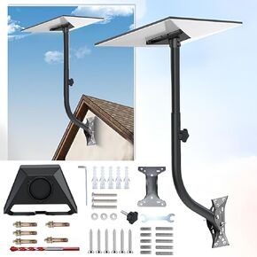 Starlink Gen 3 Mount Kit Pole Mount Starlink Gen 3 Pipe Adapter Starlink Gen 3 Wall Mounting Kit with Pole Adapter for Starlink Internet Kit Satellite
