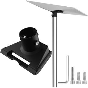 Starlink Gen 3 Pipe Adapter, Pole Mount Adapter Mounting Kit, Compatible with STARLINK Standard Dish, V3 Kickstand Dishy (Black)