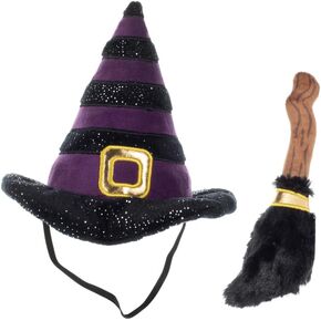 Fringe Studio Wear & Play Plush Dog Toy, IF The Broom FITS, 2 Piece Set, PetShop Collection (638009)
