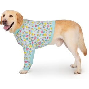 Dog Recovery Shirt for Front Legs, Dog Elbowpads Sleeve Protect Dogs Elbows Arms,Stop Licking Joints After Surgery, Help with Injury Healing Covers The Wound, Cone Alternatives (Pink, 4XL)