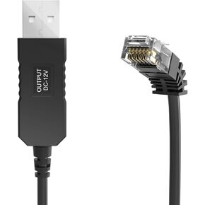 USB to RJ11 Radar Detector Cable Compatible with Beltronics, Escort Passport 9500ix, Uniden R1 R3 R7, Replacement Power Cord for Radar Detectors,5Ft