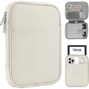 Universal Sleeve Bag for 7-8 inch Tablet Fire HD 8/Fire HD 8 Plus Compatible iPad Mini (6th Gen) 8.3" 2021, iPad Mini 5/4/3/2/1, Tab A8, 7"-8" inch Android Tablet Sleeve Case -Grey