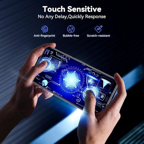 قطعتان من واقي الشاشة لهاتف iPhone 16 Pro Max، واقي شاشة الخصوصية وواقي شاشة زجاجي مصمم لهاتف iPhone 16، مقاومة عالية للخدش، مقاومة للزيوت، حواف معززة، سهلة التركيب in Kuwait