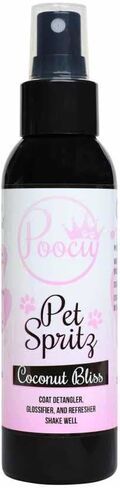 Deodorizing Pet Spray, Coconut Bliss, Premium Dog Grooming Finishing Spritz Cologne & Perfume, Coat Detangler, Conditioner, Glossifier, and Refresher - Cruelty-Free Natural Ingredients in Saudi Arabia