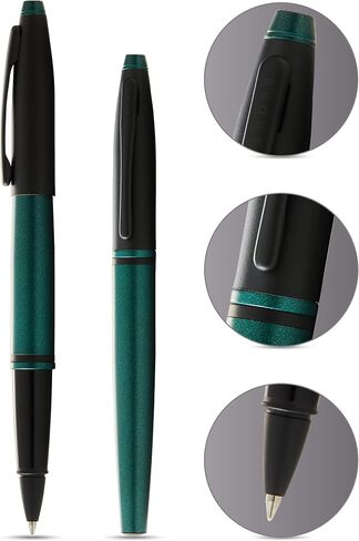 Cross Calais Refillable Gel Ink Rollerball Pen, Medium Rollerball, Includes Premium Gift Box - Matte Black in Saudi Arabia