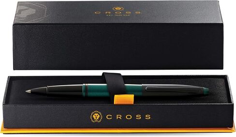 Cross Calais Refillable Gel Ink Rollerball Pen, Medium Rollerball, Includes Premium Gift Box - Matte Black in Saudi Arabia