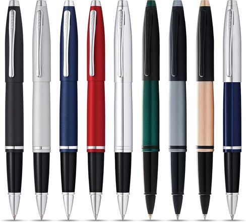 Cross Calais Refillable Gel Ink Rollerball Pen, Medium Rollerball, Includes Premium Gift Box - Matte Black in Saudi Arabia