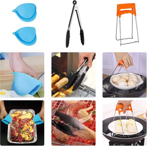 3 Qt Accessories Set for Instant Pot, Compatible with InstaPot Accessories 3 Quart Only, Mini Accessory Including Sealing Ring Steamer Basket Springform Pan Egg Rack Trivet in Saudi Arabia