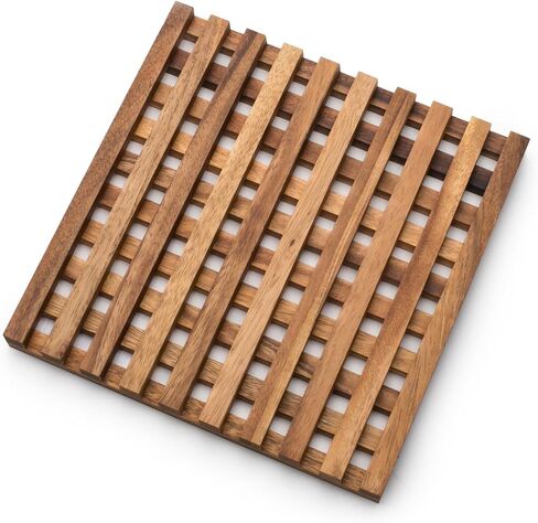 Ironwood Gourmet Sedona Trivet, Set of 2 Acacia Wood Hot Dish Holder in Saudi Arabia