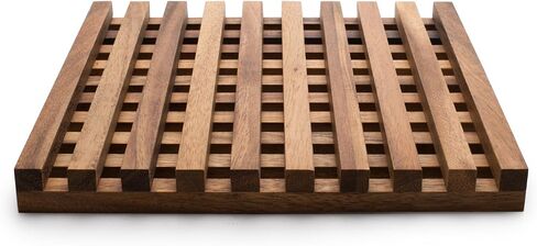 Ironwood Gourmet Sedona Trivet, Set of 2 Acacia Wood Hot Dish Holder in Saudi Arabia