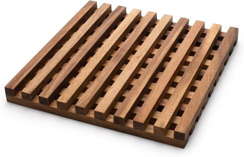 Ironwood Gourmet Sedona Trivet, Set of 2 Acacia Wood Hot Dish Holder in Saudi Arabia