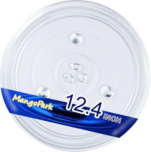 Replacement Microwave Glass Plate - OEM Quality Microwave Turntable Plate, 12" Microwave Plate Replacement, 12 inch Microwave Glass Turntable for Panasonic, LG, Whirlpool by MangoPark in Kuwait