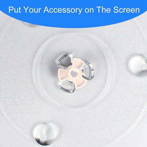 Replacement Microwave Glass Plate - OEM Quality Microwave Turntable Plate, 12" Microwave Plate Replacement, 12 inch Microwave Glass Turntable for Panasonic, LG, Whirlpool by MangoPark in Kuwait