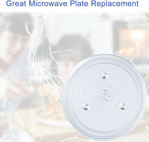 Replacement Microwave Glass Plate - OEM Quality Microwave Turntable Plate, 12" Microwave Plate Replacement, 12 inch Microwave Glass Turntable for Panasonic, LG, Whirlpool by MangoPark in Kuwait