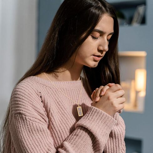 Mustard Seed Necklace Christian Jewelry for Women Mustard Seed Jewelry for Girls Encouragement gift Mountain Seed Necklace Gift for Christian Religious Necklace in Saudi Arabia