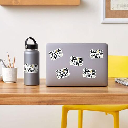 3 Pcs Class of 2025 Stickers, Class of 2025 Decorations, Graduation 2025, 2025 Senior- Stickers for Laptop Water Bottle Phone Car Window Helmet Vinyl Stickers 3 Inches in Saudi Arabia