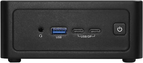 NUC BOX-155H كمبيوتر صغير، معالج Intel Core Ultra 7، Arc Graphics، Intel AI Boost، DDR5 5600 حتى 96 جيجابايت، وحدات تخزين ثلاثية، شاشة رباعية 4K، شبكة LAN مزدوجة 2.5 جيجا، Wi-Fi 6E، 5 USB، Thunderbolt™ 4 مجردة in Kuwait