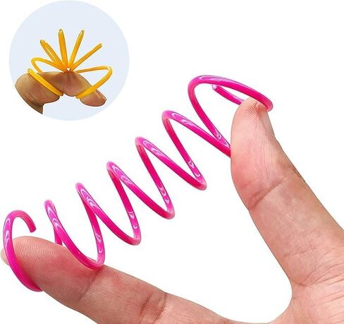 Cat Toys for Indoor Cats, 34 Packs Interactive Cat Toys for Kitten, Cat Toys Set with Colorful Cat Spring Toys, Cat Mouse Toy, Catnip Ropes, Colorful Balls and Bells, Sisal Ball in Saudi Arabia