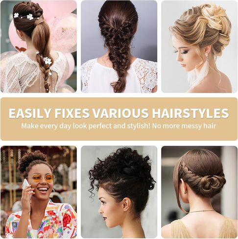 U Shaped Hair Pins -2.4 Inch 250 Count, Professional Hair Styling Pins for Women, Girls, and Hairdressing Salons - Includes Clear Storage Box for Updos and Bun Hair (Blonde) in Kuwait