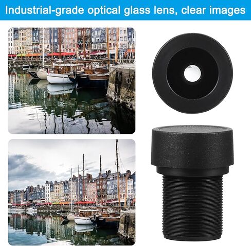 PATIKIL 6mm CCTV Camera Lens, F2.0 FPV Security Camera Lens 5MP 70° Wide Angle Lens M12 Threaded Dia for IP Camera Panoramic, 2 Pack in Saudi Arabia