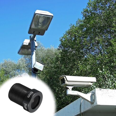 PATIKIL 6mm CCTV Camera Lens, F2.0 FPV Security Camera Lens 5MP 70° Wide Angle Lens M12 Threaded Dia for IP Camera Panoramic, 2 Pack in Saudi Arabia