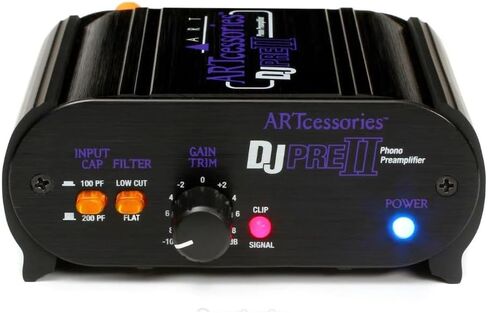 حزمة Art DJ PRE II Phono Preamp مع كابل Pig Hog المزدوج RCA - كابلات RCA بطول 3 أقدام وقماش تلميع أدوات الصوت السائل - Phono Preamp للقرص الدوار ومشغل التسجيل in Saudi Arabia