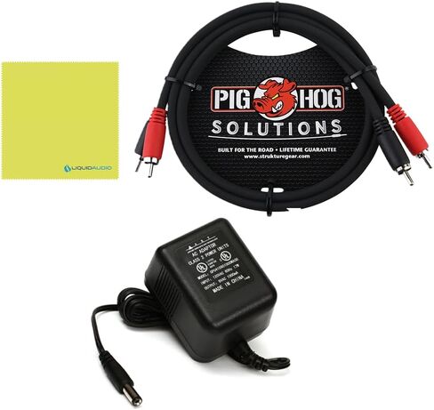 حزمة Art DJ PRE II Phono Preamp مع كابل Pig Hog المزدوج RCA - كابلات RCA بطول 3 أقدام وقماش تلميع أدوات الصوت السائل - Phono Preamp للقرص الدوار ومشغل التسجيل in Saudi Arabia