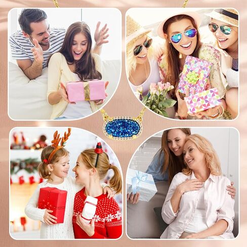 قلادة دروزي، سلسلة أنيقة للنساء، مطلية بالذهب عيار 14 قيراط (وردي) in Kuwait