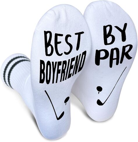 Best Uncle Golf Socks, Best Uncle By Par, Gift for Uncle, Novelty Gift for Thanksgiving Christmas Birthday, 1 Pair-18 in Saudi Arabia